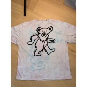Grateful Dead Bear Shirt Mens Med M (baggy) Tie Dye By Divided
